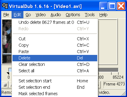 �������� � VirtualDub